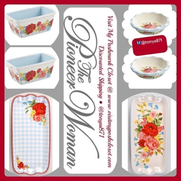 🦋 New Pioneer Woman Baking Gift Set! Set of 6 - Picture 1 of 9